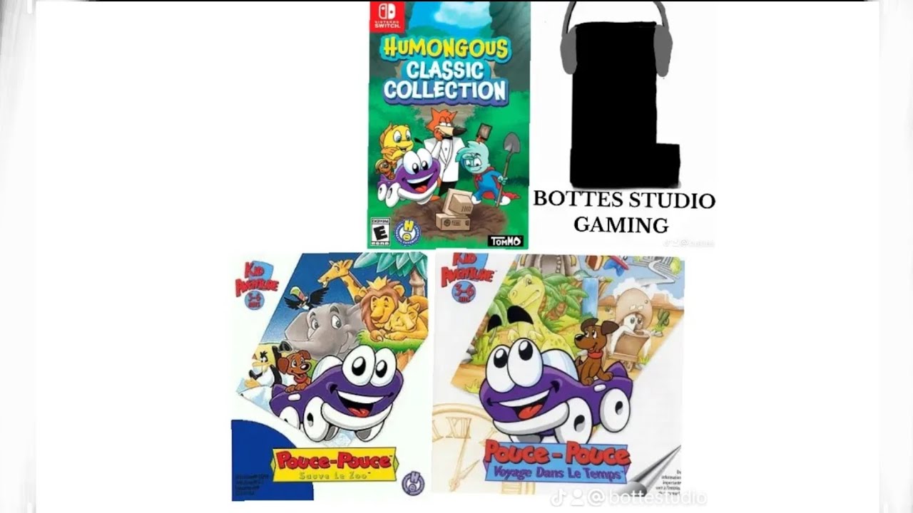 HUMONGOUS CLASSIC COLLECTION NINTENDO SWITCH 1 GAME PLAY VERSION PHYSIQUE 