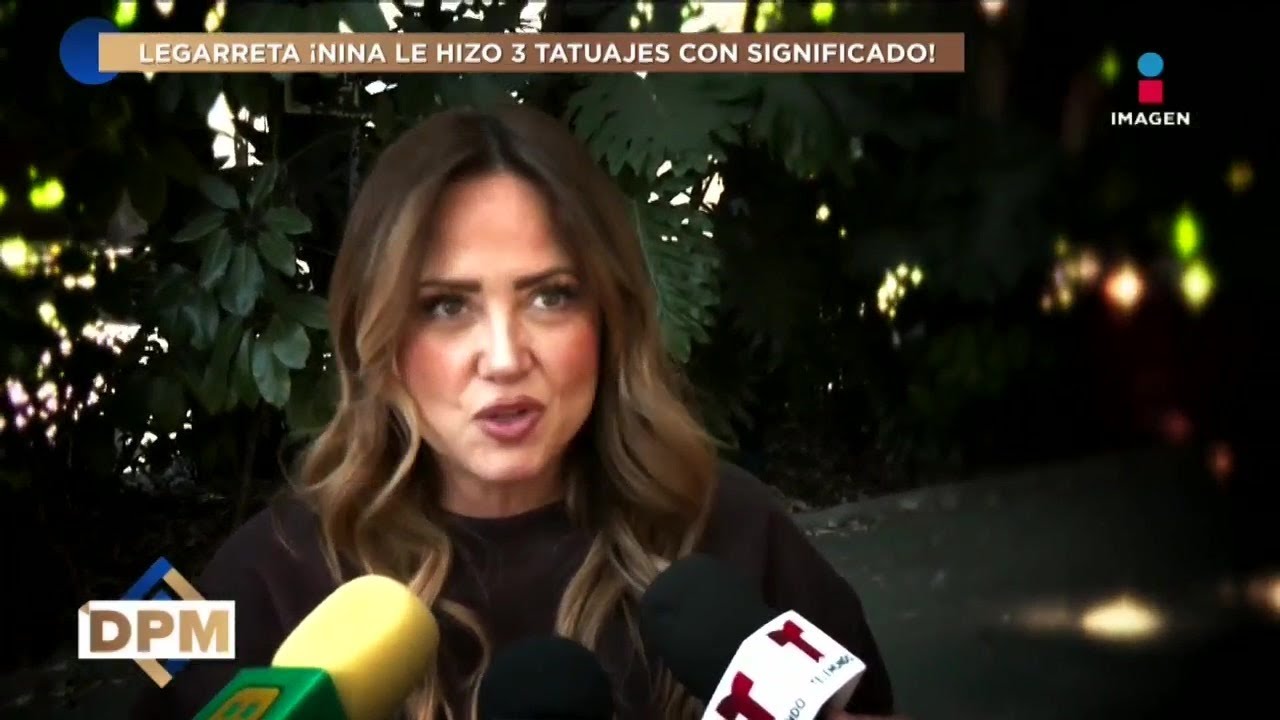 ¡Andrea Legarreta PRESUME tatuajes que le hizo su hija Nina! | De Primera Mano