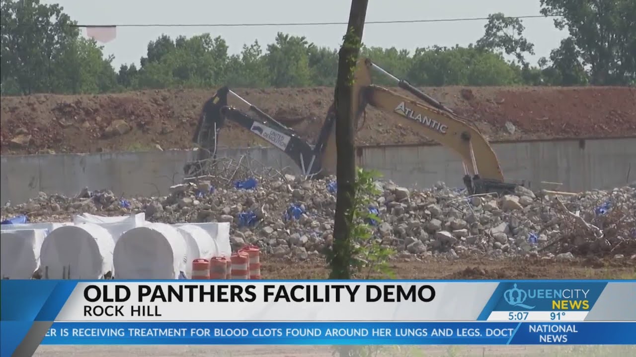 Demolition of failed Rock Hill Panthers facility underwhelming, City looks ahead to future plans