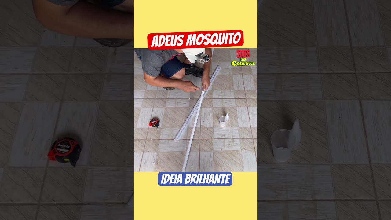 ADEUS MOSQUITO 😲 ideia brilhante e barata.. n&atilde;o compra tela de mosquiteiro, FA&Ccedil;A VC MESMO #viral