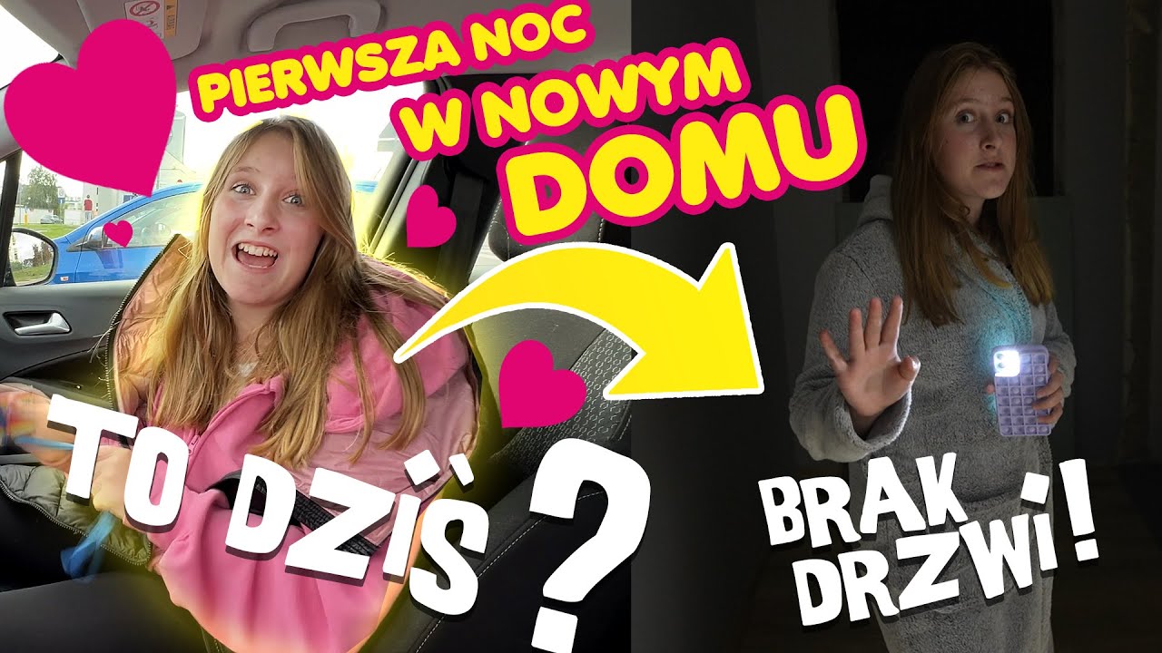 PIERWSZA NOC W NOWYM DOMU!🤩