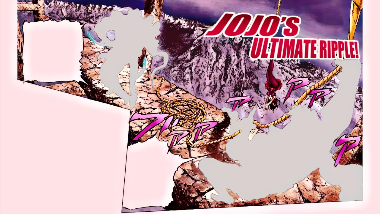 Joseph Joestar vs. Kars - manga version with anime audio