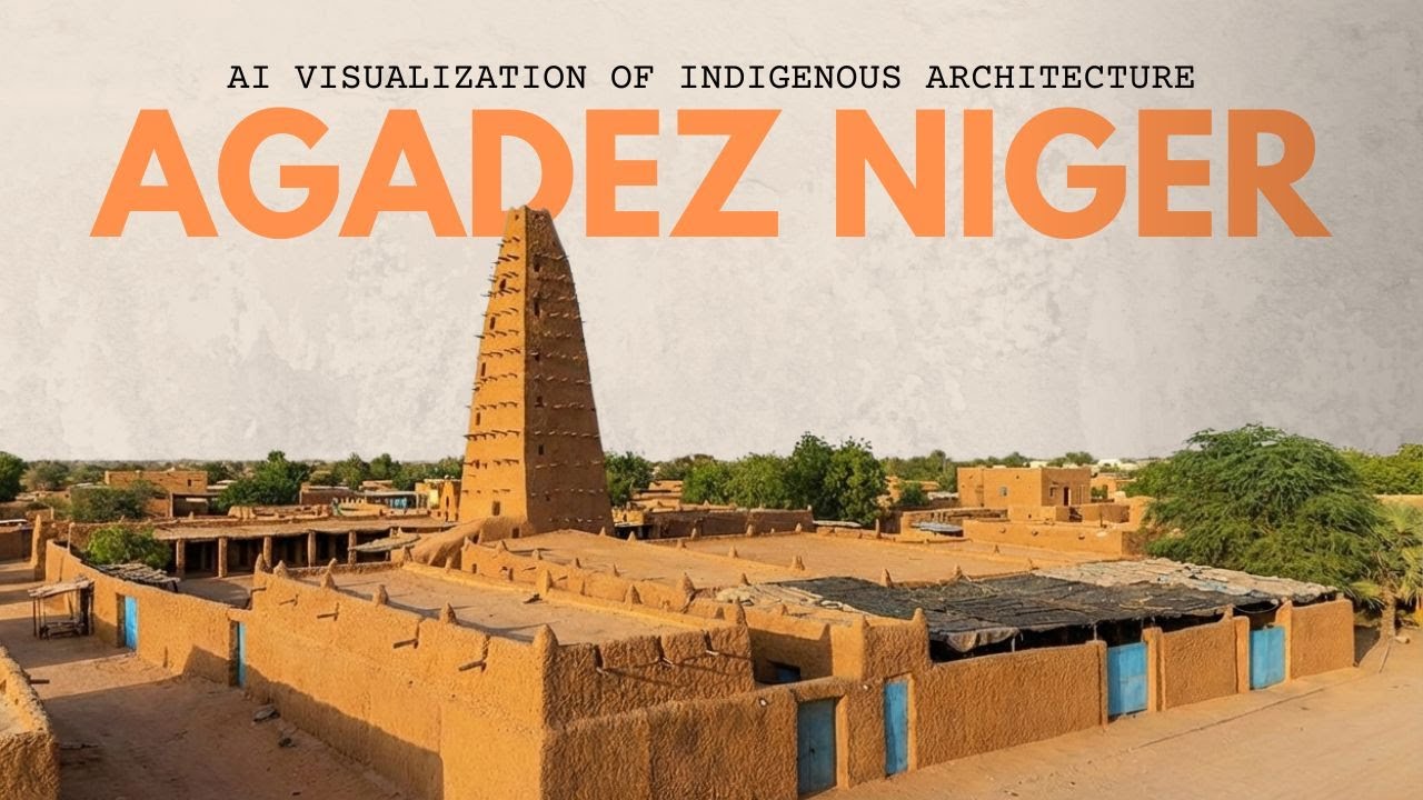 AI: Bringing precolonial & Indigenous African Architecture to life | Agadez Niger Case Study