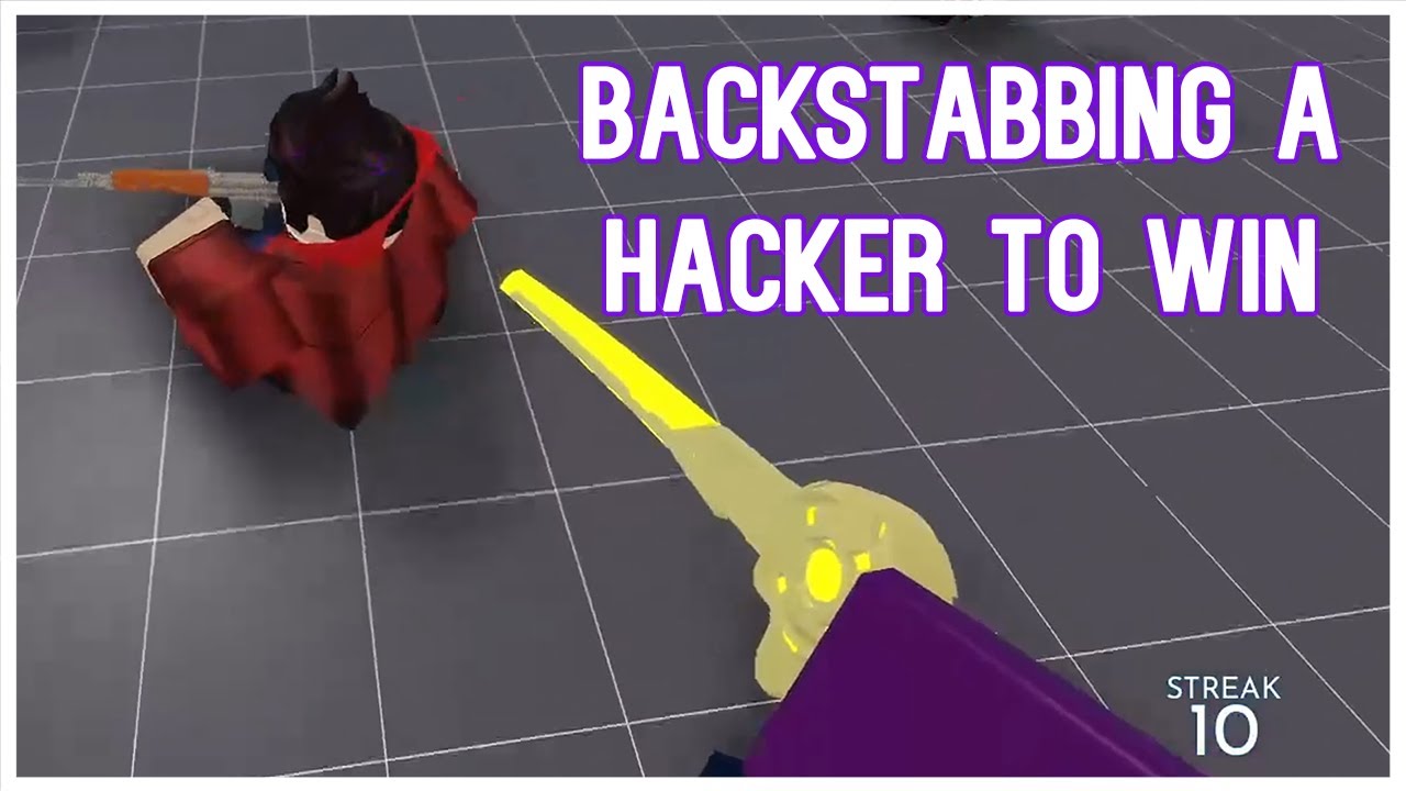 Backstabbing a HACKER to win in Arsenal
