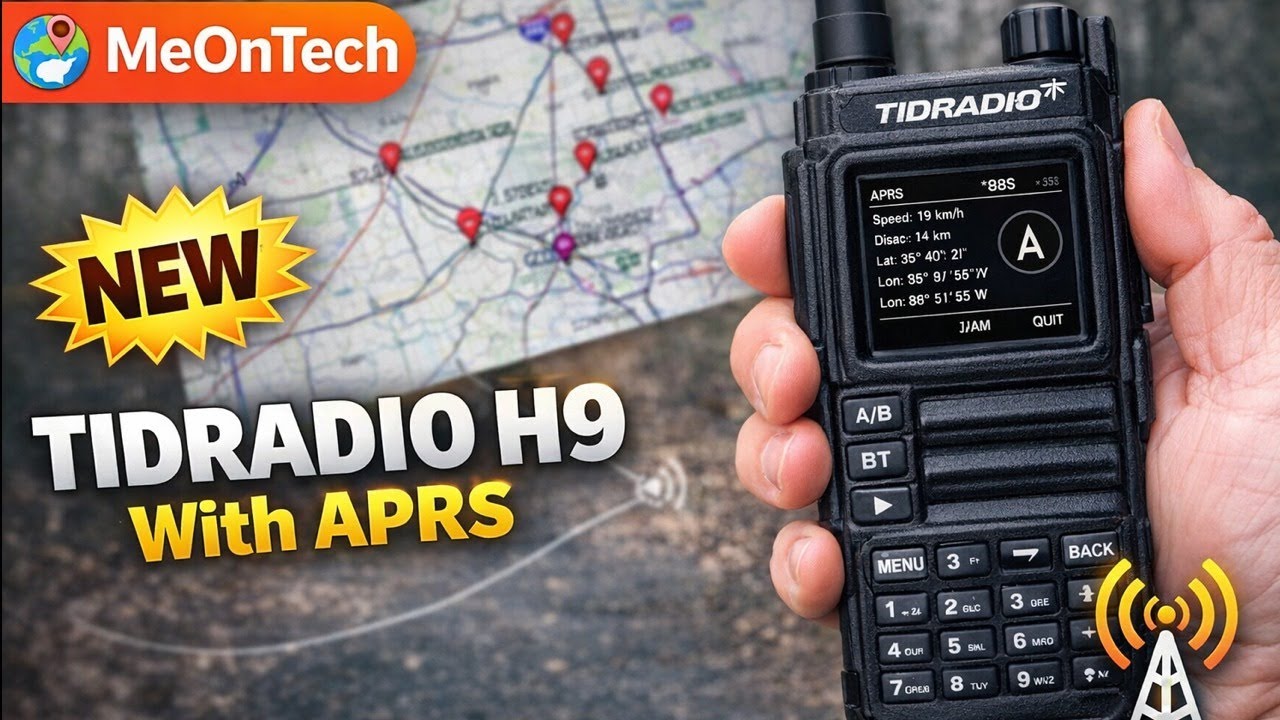 New Tidradio H9 With APRS