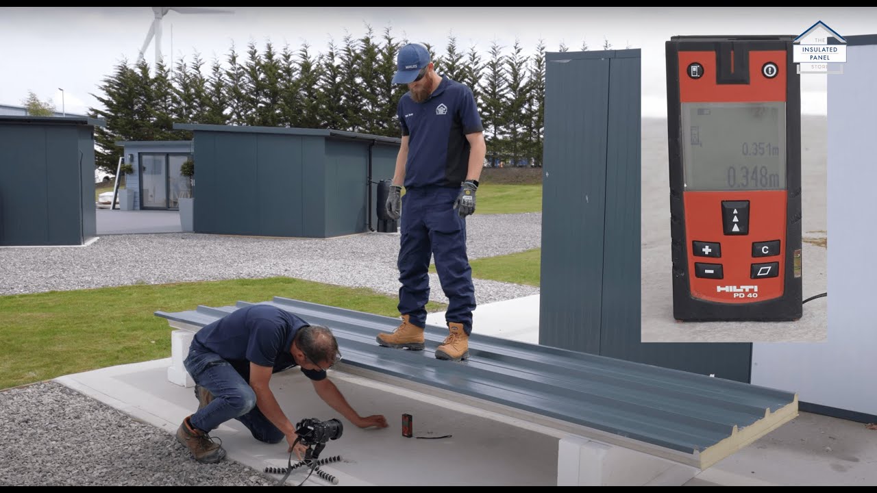 Strength test on our 80mm Insulated Roof Panel