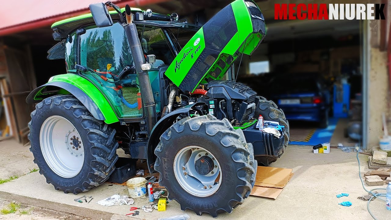 🔥🌾Kompleksowa wymiana oleju w🔥☆Deutz Fahr Agrotron K100🌿 🔥