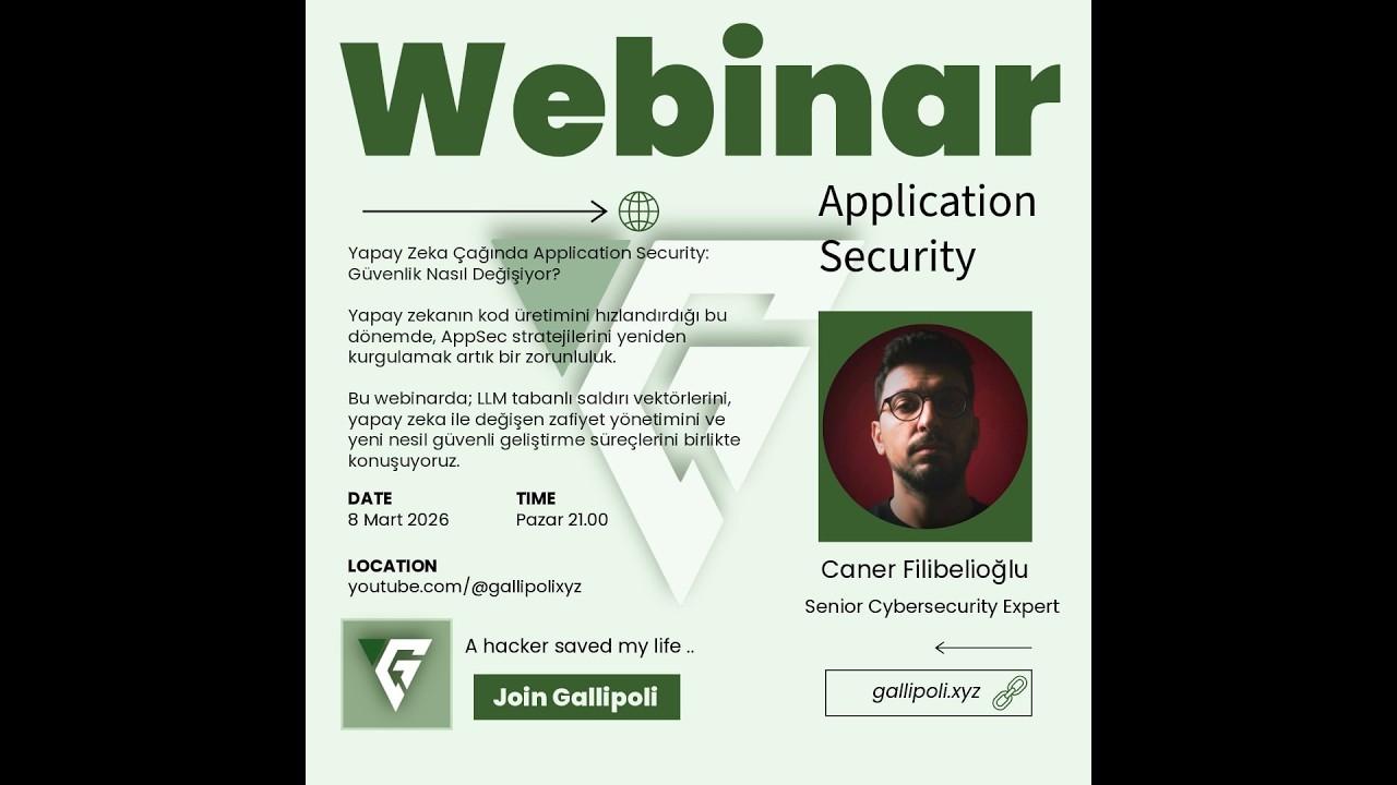Yapay Zeka Çağında Application Security: Güvenlik Nasıl Değişiyor? - Caner Filibelioğlu