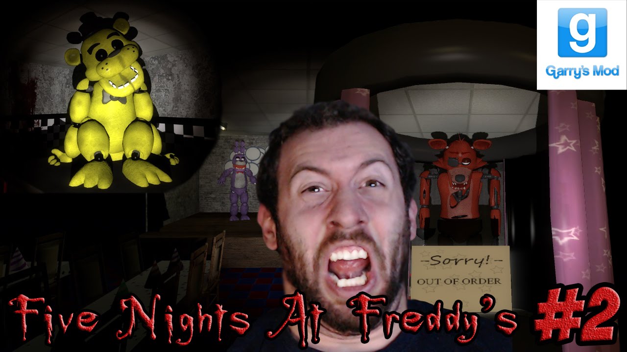 Five Nights at Freddy's GMod Horror Map With Minx Part 2: GOLDEN FREDDY, FOXY, AND MORE!