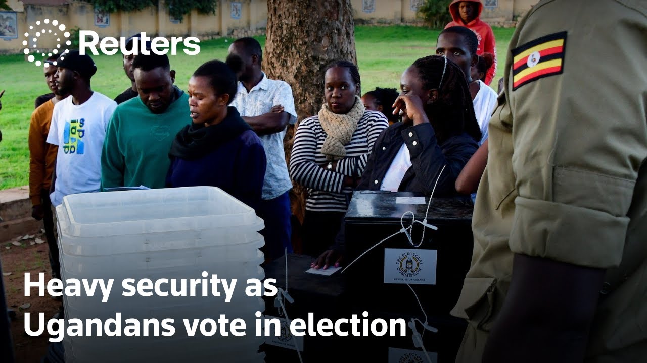 Heavy security presence as Ugandans vote in tense election | REUTERS