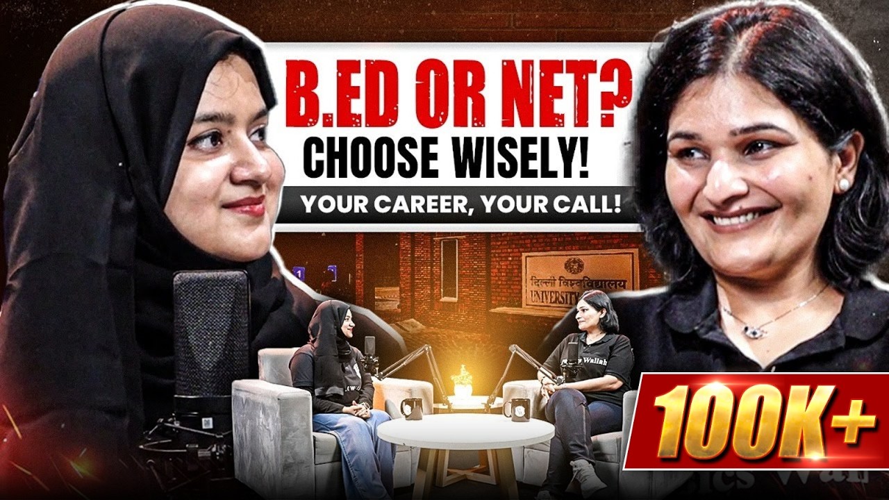 B.Ed या NET? | कौन सा बेहतर Career Option है? | Career Scope, Salary, Opportunities | Full Guidance!