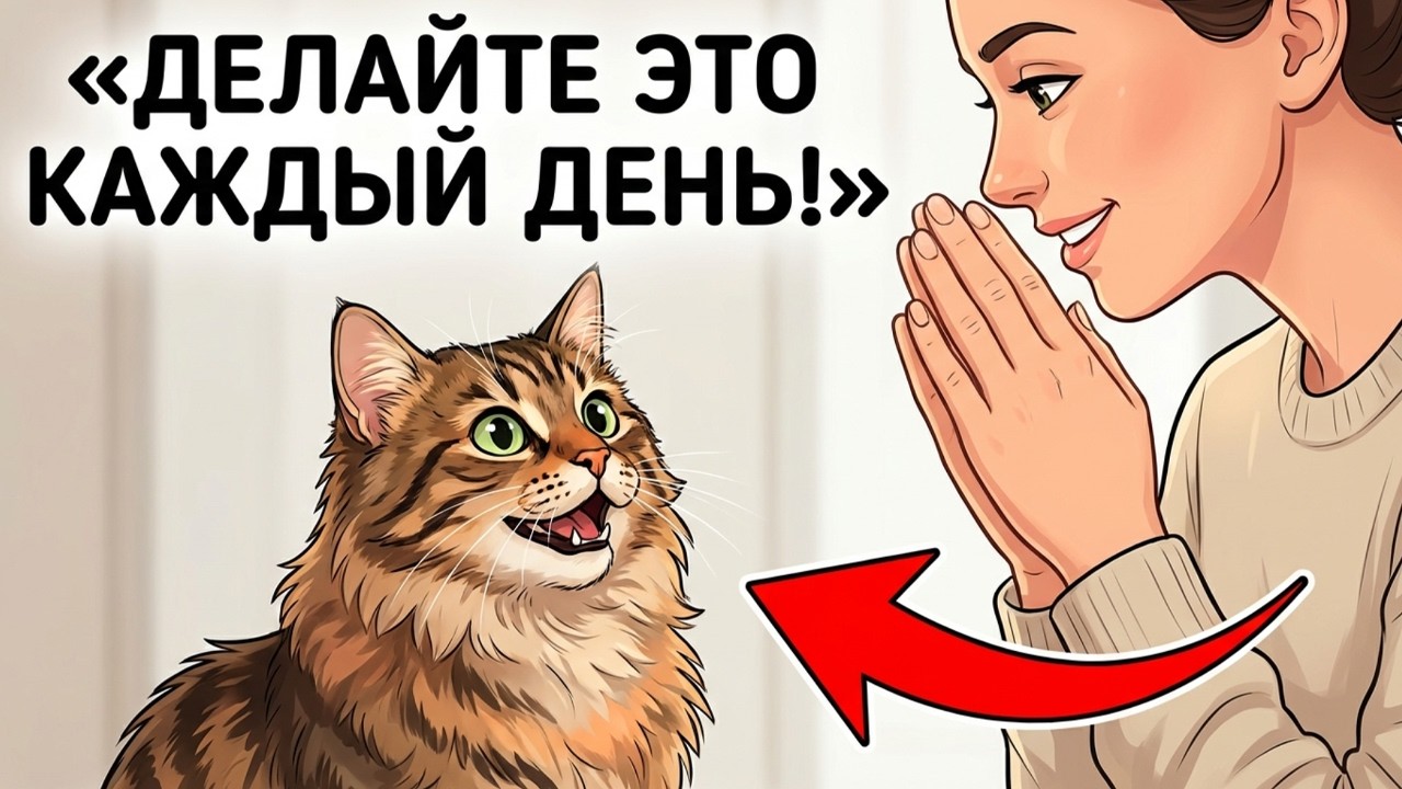 Делайте Эти 7 Вещей Каждый День — И Ваш Кот Поймёт, Что Вы Его ЛЮБИТЕ