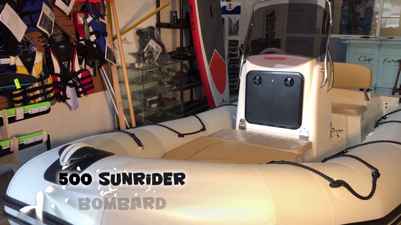 Présentation Bombard 500 et 550 Sunrider by Hors Bord Assistance.