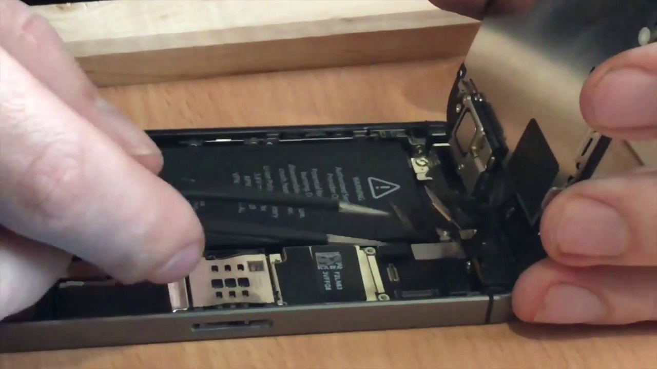 Akkutausch beim iPhone 5s und iPhone SE –  ohne Saugnapf