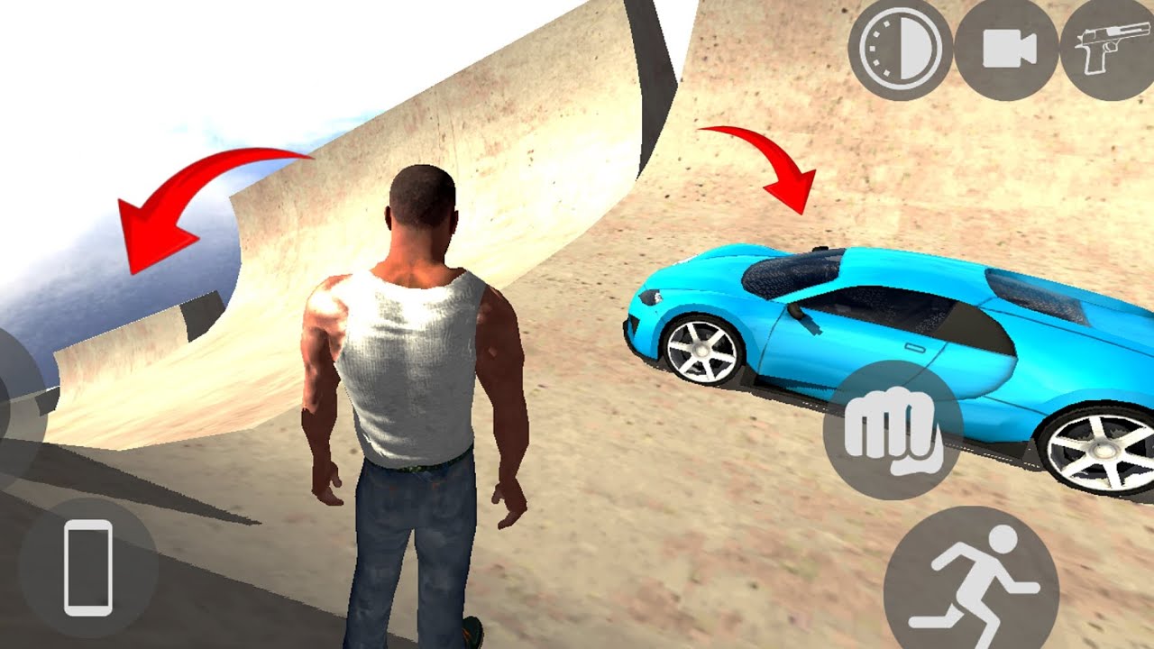 Indian bike driving 3b || car ramp ||#trending #indianbikedriving3d #viral #carramp 
