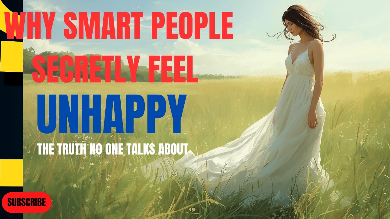 “Why Smart People Secretly Feel Unhappy (The Truth No One Talks About)”