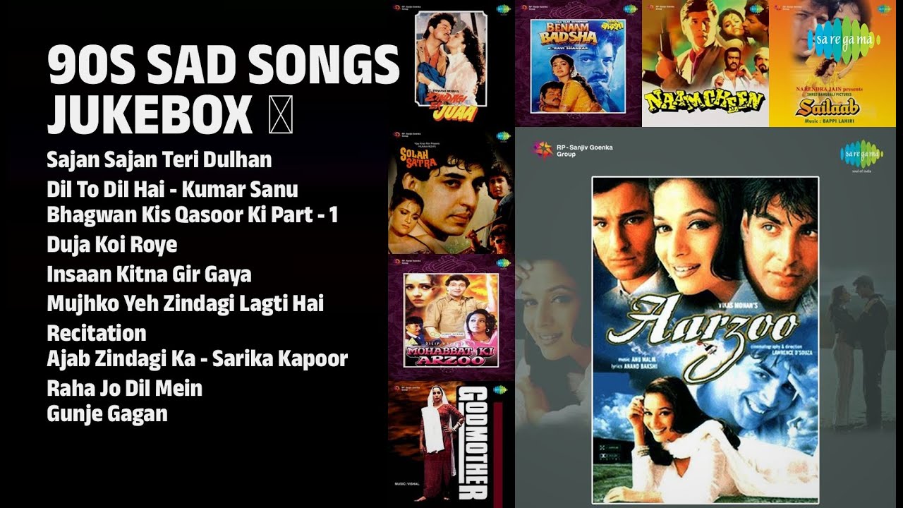90s दर्द भरे नगमें 💔 | Alka Yagnik Songs | Sajan Sajan Teri Dulhan | Dil To Dil Hai  Kumar Sanu