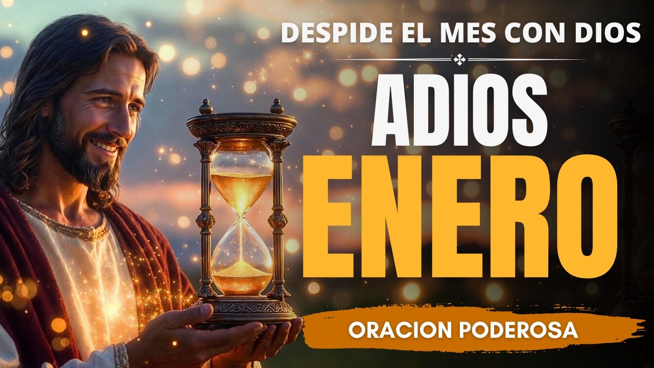 🎆 DESPIDE ENERO Con Esta ORACIÓN | Reflexión y Gratitud De Fin De Mes 🙏✨