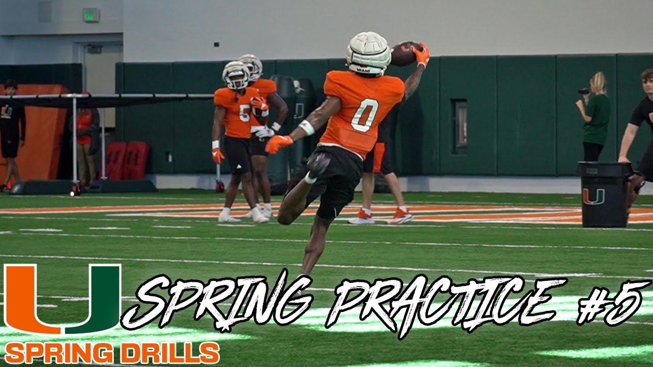 Receivers, Tight Ends, DBs, Linebackers & O-Line vs. D-Line🏈 Spring Practice No. 5 Drills