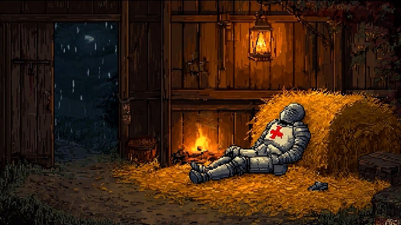 It's safe here.. The storm won't last forever