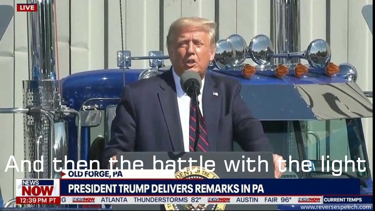Reverse Speech - Trump warns of the future August 2020
