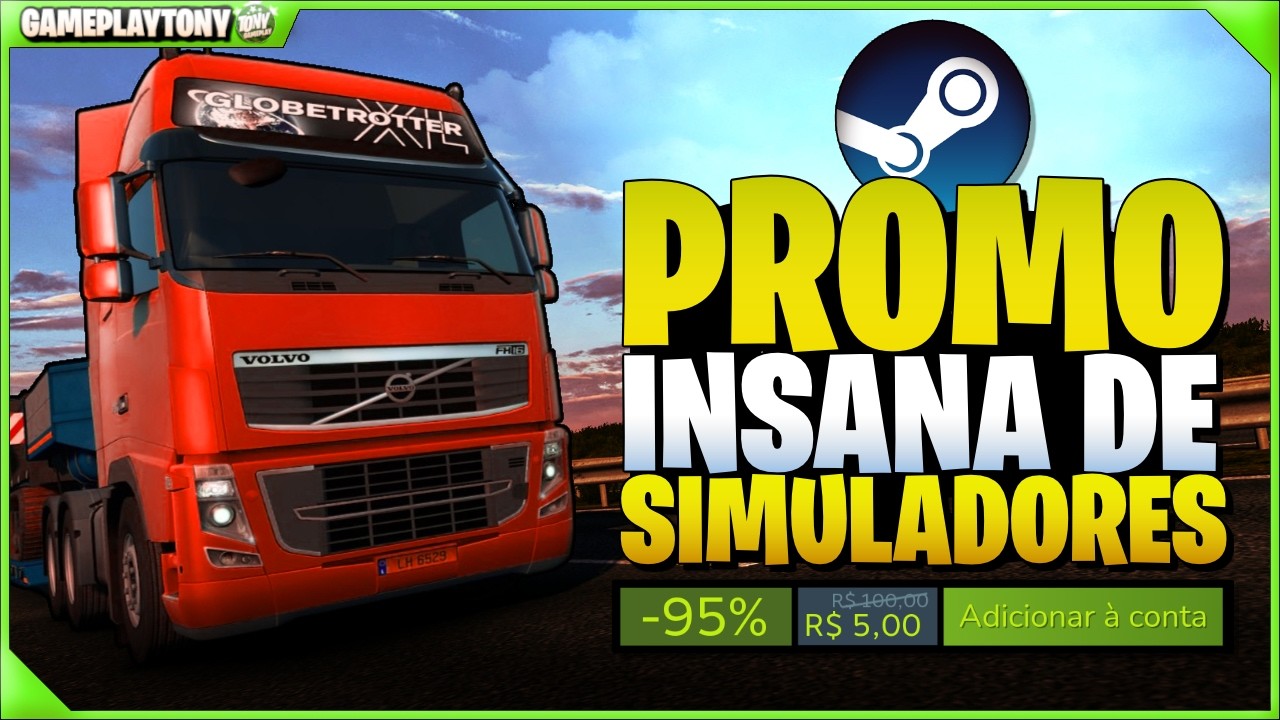 💸 MELHORES JOGOS DE SIMULA&Ccedil;&Atilde;O EM PROMO&Ccedil;&Atilde;O na STEAM Tem JOGO GR&Aacute;TIS!