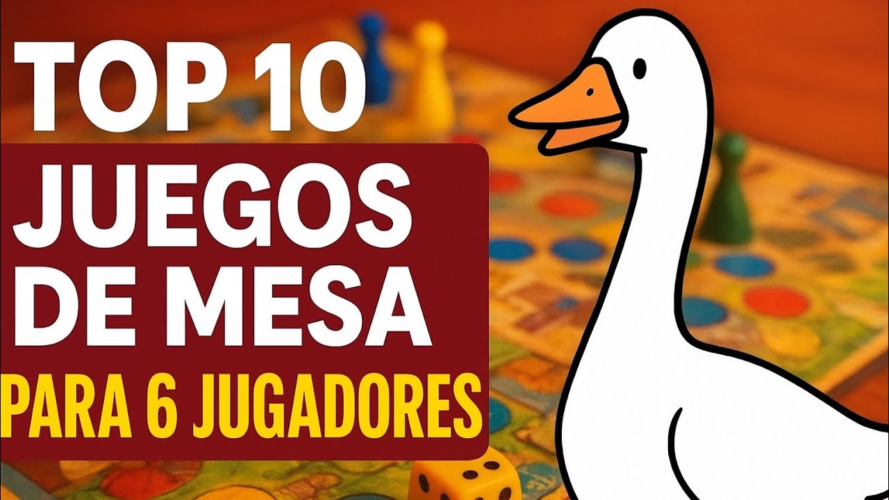 TOP 10 Juegos de Mesa para 6 Jugadores 🎲