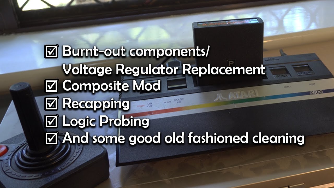 Atari 2600 Jr. Repair - Part 1
