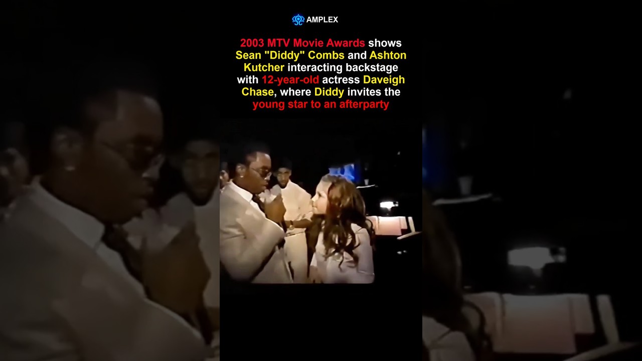 Всплыли кадры с MTV 2003 года: Дидди и Эштон Катчер.