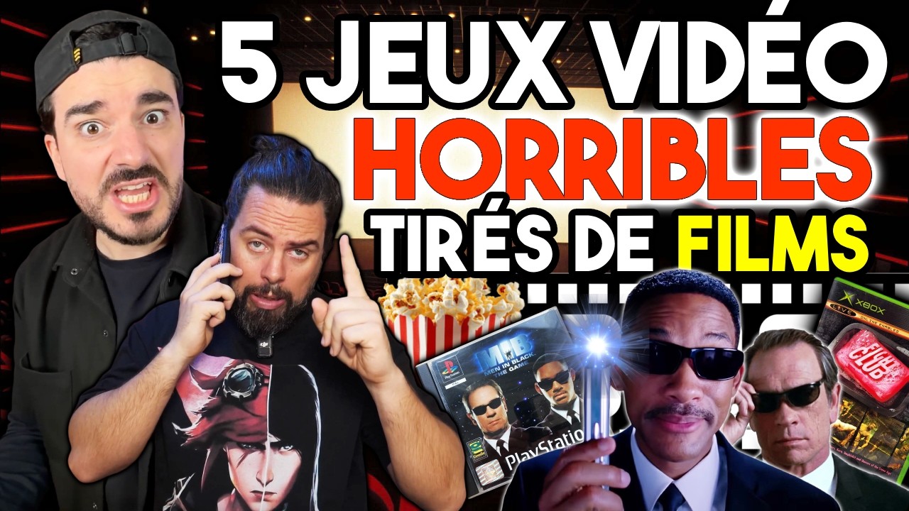 5 jeux vidéo PIRES que LEURS FILMS ! (avec @12Parsecs)