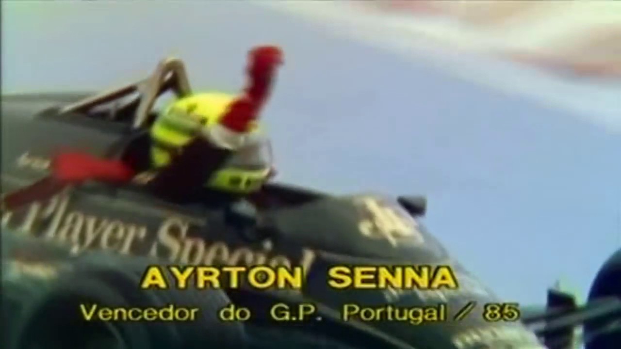 GP de Portugal 1985 Primeira vitória de Ayrton Senna na F1