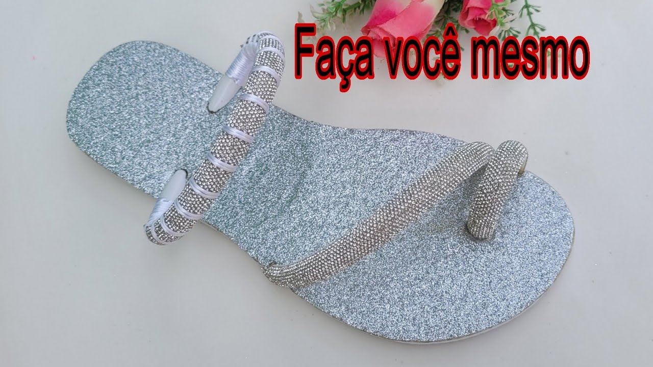 Faça Voce Mesmo - Sandalia Apapete feita Com Chinelo