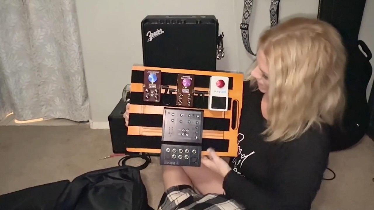 GOGHOST Wooden Guitar Pedal Board – 15.75