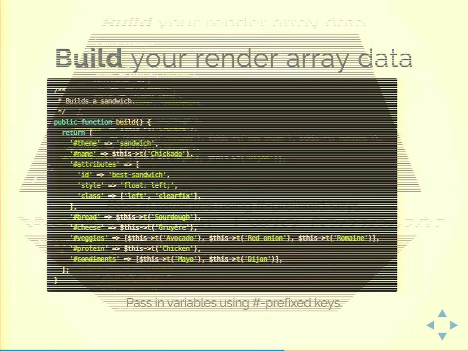 DrupalCon Los Angeles 2015: Drupal 8 Theme System: hook_theme() to Twig template