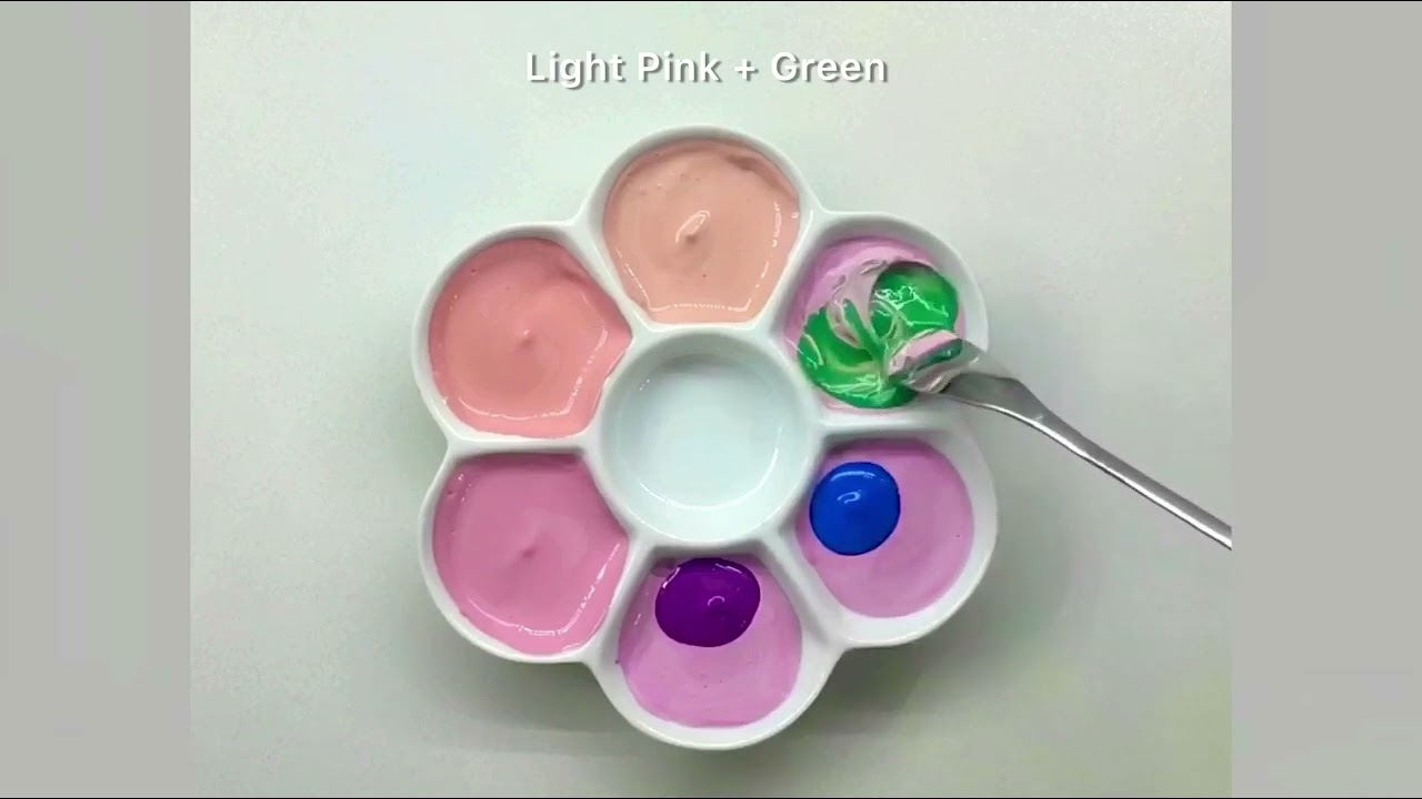 Mixing color Pink 