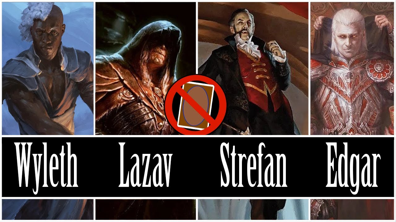 Wyleth vs Lazav vs Strefan vs Edgar Markov | MTG EDH Commander Gameplay | No White Borders