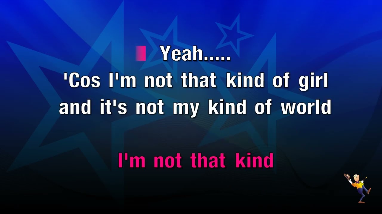 Not That Kind Of Girl - Anastacia (KARAOKE)