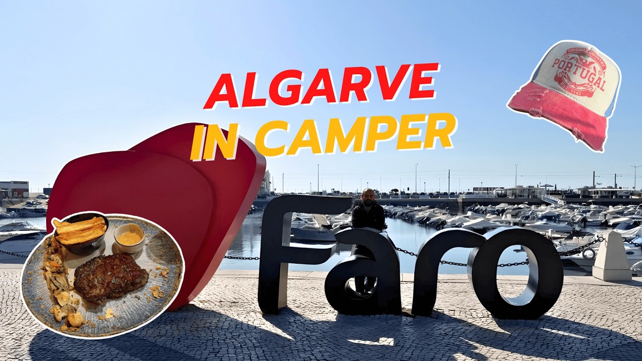 Tavira, Faro e Carvoeiro IN CAMPER e tramonto ad Armação de Pêra | vlog #2