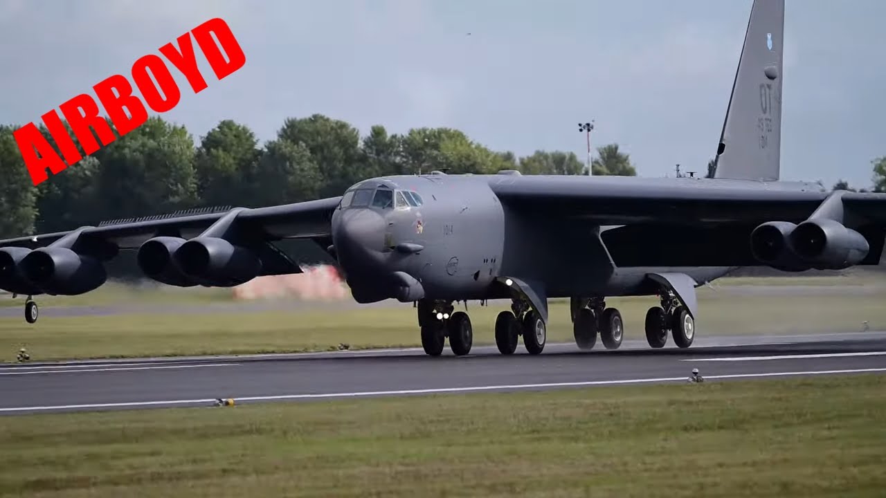 B-52 Landing RAF Fairford • Cobra Warrior 25-2