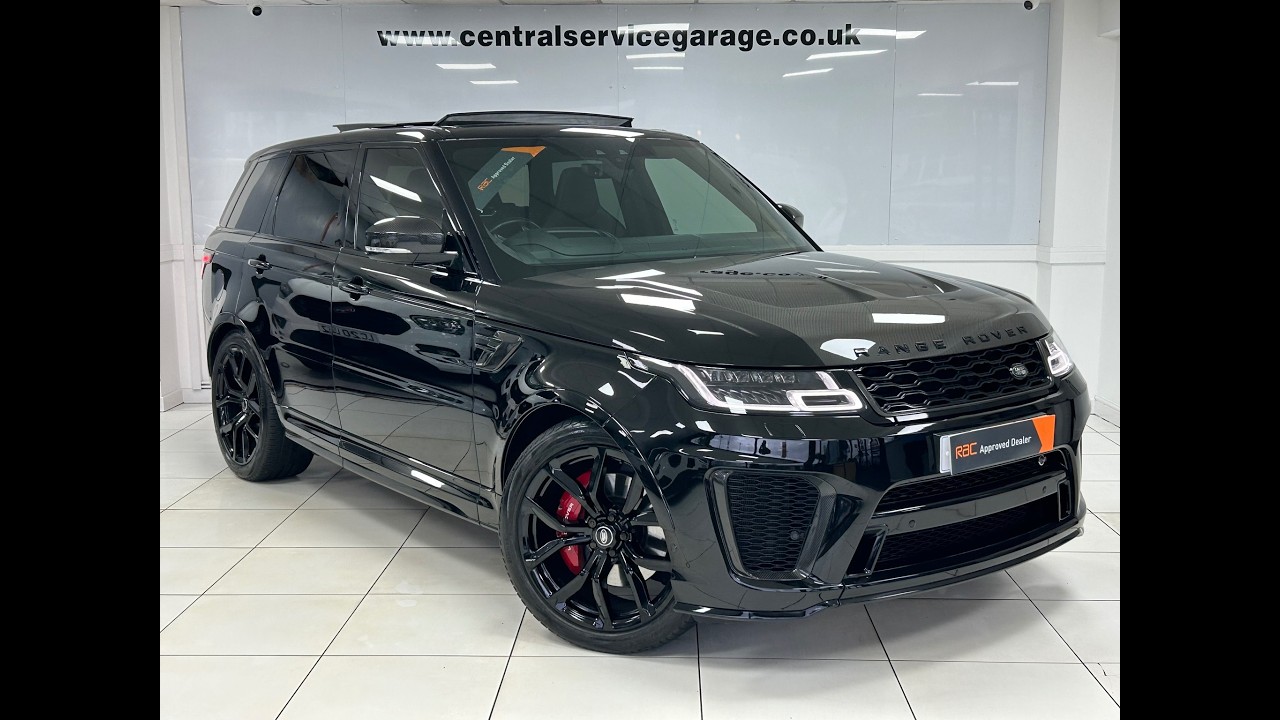 2018/18 Land Rover Range Rover Sport 5.0 P575 V8 SVR Auto 4WD Euro 6 (s/s) 5dr
