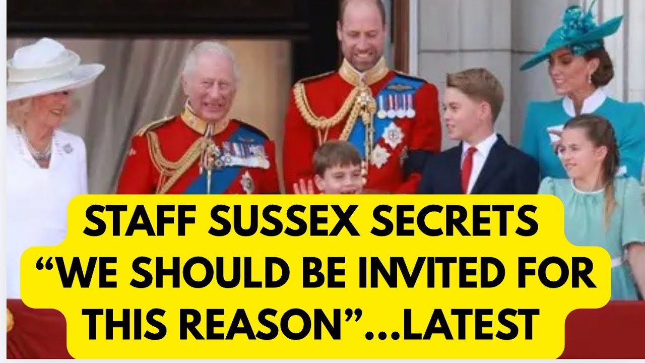НАС ДОЛЖНЫ БЫЛИ ПРИГЛАСИТЬ &mdash; СОТРУДНИКИ РАССКАЗАЛИ О НОВОСТЯХ МАРКЛ #troopingthecolour #princehar...
