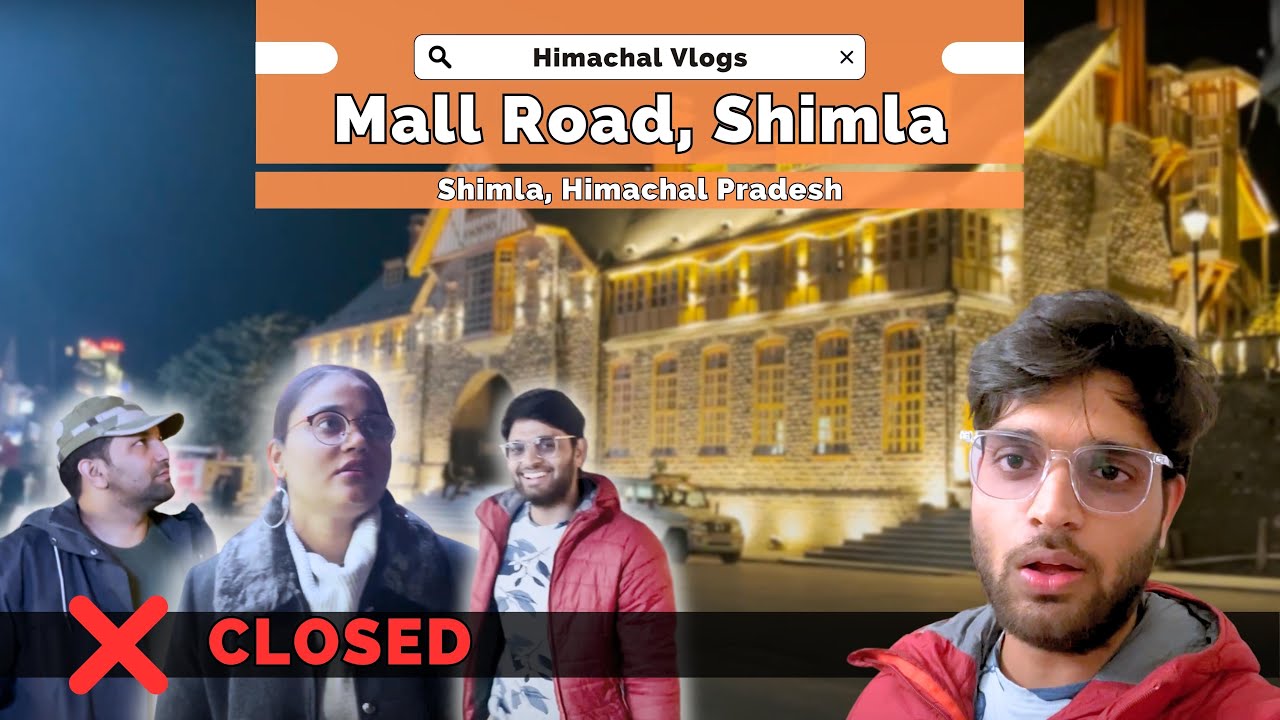 Aisa lagta hai raat main Mall Road | Shimla, Himachal Pardesh | Unwind Divine