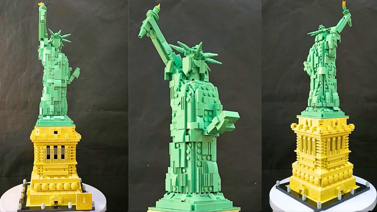 LEGO Speed ​​Build! | STATUDE OF LIBERTY l Beat Build - WORLD FAMOUS ARCHITECTURE IN NEW YORK