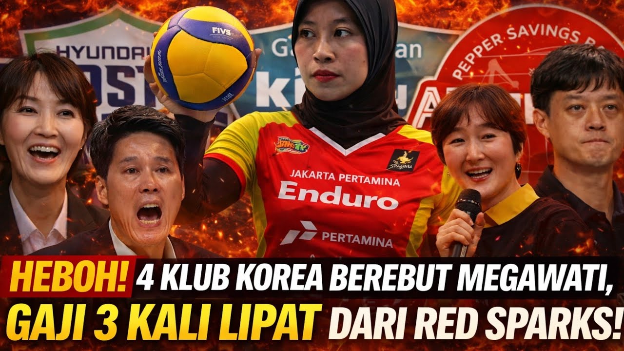 GILA! Tawaran Gaji Megawati 3X Lipat, Klub Korea Berebut Megatron.