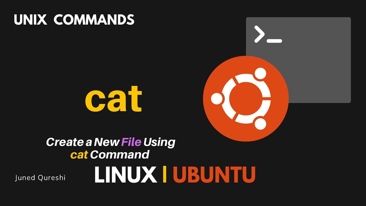 How to Create a New File Using cat Command in Linux | cat Command in Linux