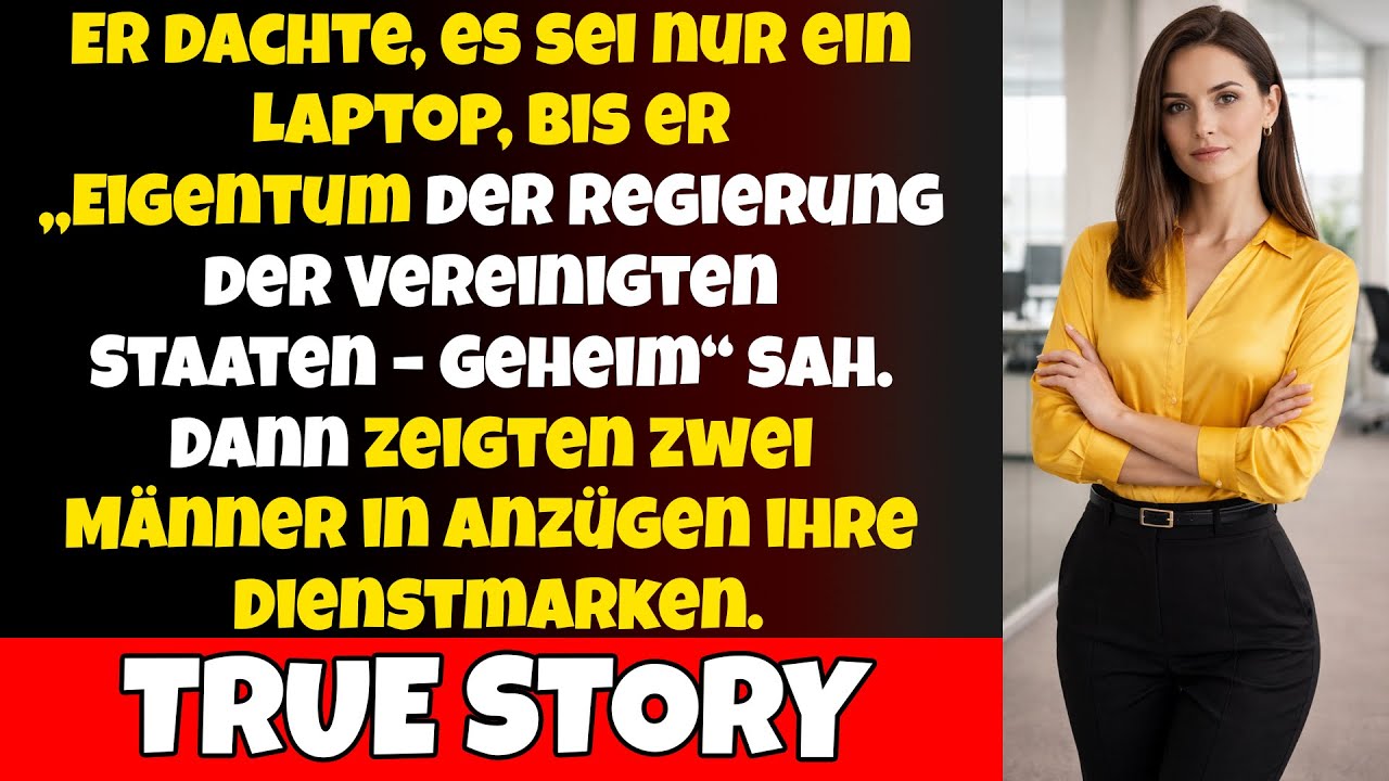 Er dachte es sei nur ein Laptop bis er „Eigentum der Regierung der Vereinigten Staaten – Geheim“ sah