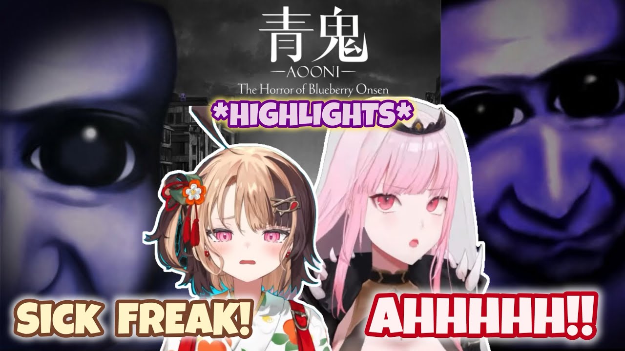 Calli and Gigi MEETS Horror and It’s Absolute Comedy【 Ao Oni HIGHLIGHTS 】| Hololive