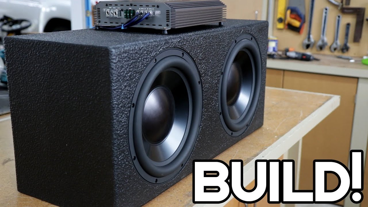 DIY LOUD CAR SUBWOOFER BOX BUILD!