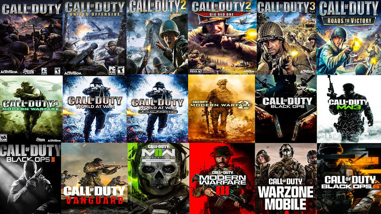 The Evolution of CALL OF DUTY Games (2003-2024)