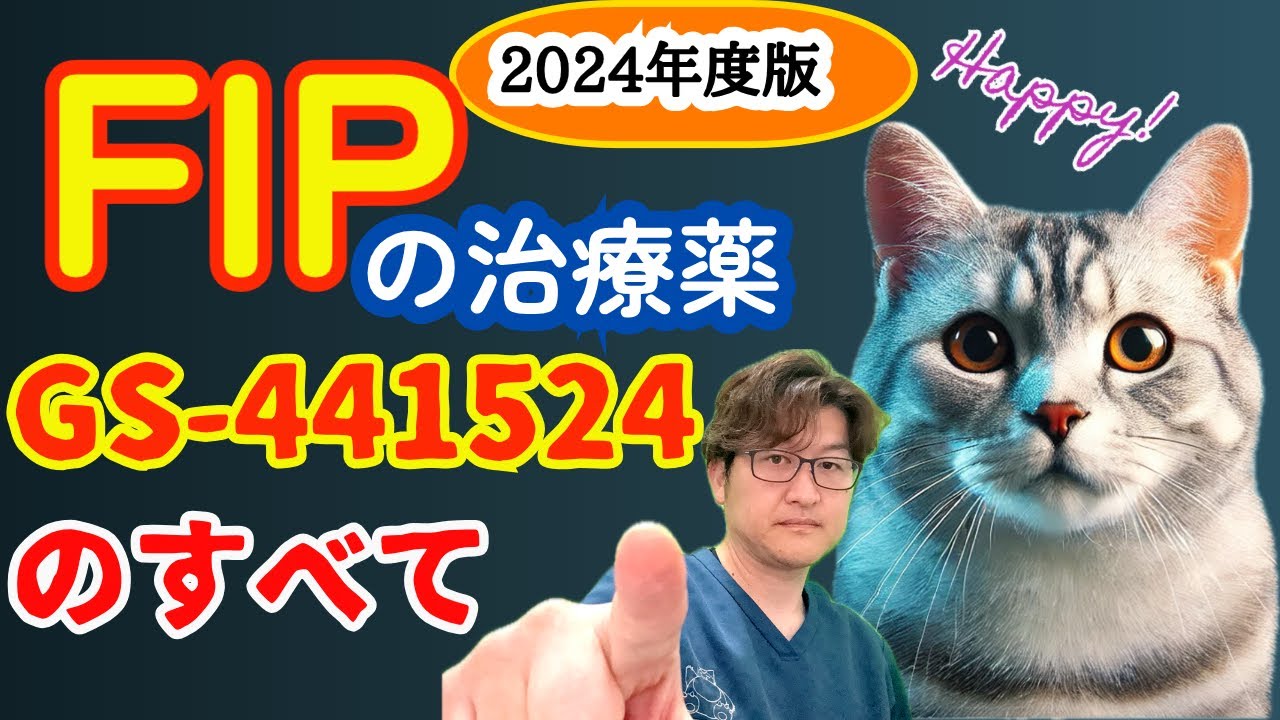 FIPの治療薬『GS-441524』の全て＠猫伝染性腹膜炎（FIP）治療の実際 2024年15本目